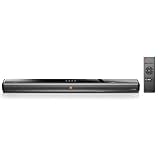 ULTIMEA 2.0 Soundbar für TV Geräte,100W TV Soundbar, Bluetooth Soundbar für Heimkino Soundsystem, TV Lautsprecher mit 9 EQ/DSP/einstellbare Bass, HDMI ARC/Optisch/AUX/USB