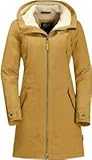 Jack Wolfskin Damen ROCKY POINT PARKA wasserdichte Winterjacke, golden amber, L