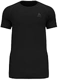 Odlo Herren ACTIVE F-DRY LIGHT ECO Baselayer T-Shirt mit Rundhals, Black, L