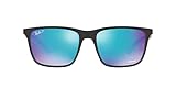 Ray-Ban Sonnenbrille RB4385 601SA1 Herrenfarbe Schwarz Blau Glasgröße 58 mm