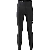 GORE WEAR Kurze Damen Thermo Fahrrad-Tights Progress, Mit Sitzpolster, 34, Schwarz/Neon-Gelb