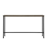 SoBuy FSB19-N Vintage Konsolentisch Metall Flurtisch Dekotisch Sideboard Beistelltisch Natur/Schwarz BHT ca: 120x65x20cm