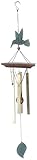 Red Carpet Studios Gartenglock, Aluminium und Holz, 61 cm, Kolibri