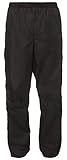 Vaude Herren Men's Fluid Full-zip Pants II Hose, black, L