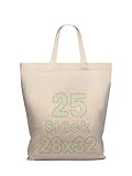 25 STÜCK Baumwolltasche 28 x 32 cm - Jutebeutel mittel – Natur Apothekertasche, Tragetasche, Garn Beutel Geschenktasche ÖKO-TEX® geprüft Stofftasche unbedruckt, kurze Henkel zum bemalen und bedrucken