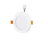 ZeZhen Innenlampen 6 stücke AC220V. LED-Downlight-Lampe Deckenspot-Licht 3W 5W 7W 9W 12W 15W 18W SMD Ultradünnes Downlight Downlight Slim Rundplattenlicht ( Farbe : Warm White , Größe : 9W 6PCS )