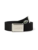 Lacoste Herren RC2012 Gürtel, Noir, 110 cm