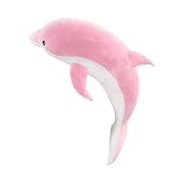 MagiDeal Delphin Kuscheltiere Spielzeug Schlafkissen für Heimtextilien , Rosa 50cm