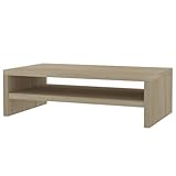 TV-Schrank, Desktop-Monitor-Riser aus Holz, minimalistisches Design, Wischreinigung, stabile Struktur für DVD-Player für Wohnzimmer für Spielkonsole