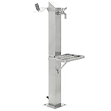 vidaXL Wassersäule Edelstahl 95 cm Wasserzapfstelle Wasserzapfsäule Brunnen