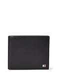 Tommy Hilfiger Herren Geldbörse Eton CC and Coin Pocket aus Leder, Schwarz (Black), Onesize