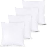 Utopia Bedding Kissenfüllung (4er Set), 40 x 40 cm, Zierkissen Kopfkissen Couchkissen Dekokissen Sofakissen (Weiß)