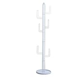 Gaderobenstaender Garderobenständer Kleiderablage Garderobe Nordic Cactus Schmiedeeisen Einfacher Moderner Kreativer Bodenaufhänger Kleiderständer (Color : Blanc)