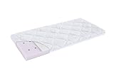 Set Träumeland Kinder-Matratze Brise Light & Windel Blaubaer | für Fabimax Beistellbett, Wiege | Babymatratze 55x90x6cm eckig | mit Funktionsbezug und Luftkanälen | ÖKO-Tex zertifiziert