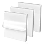 Haftnotizen Set, 150 Blätter Transparente Haftnotizen, Selbstklebendes Transparent Sticky Notes, Wiederbeschreibbar Clear Sticky Notes, Durchsichtige Sticky Notes für Schule, Büro, Hause (76x76mm)