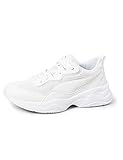 PUMA Damen Cilia Sneaker, Puma White Gray Violet Puma Silver, 38 EU