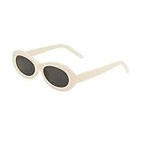 Kleine Punk-Sonnenbrillen For Männer Und Frauen Im Freien, Sport-UV400-Sonnenbrillen For Die Urlaubsparty(Beige)