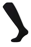 Listers Schoolwear Jungen Sportsocken, Einfarbig Gr. 39-45, Schwarz