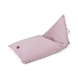 Liou® Sitzsack Kinder, Sitzkissen für Kinder, aus Baumwolle, Wahrscheinlich der Beste Sitzsack der Welt Hochwertig, Designer Sitzsack für Kinderzimmer Mittel bis groß, 110x70x60 cm (Pink)