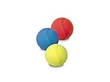 Speelgoed 14/861-Tennis und Tischtennis Tennisbal Soft 3 Stücke 6.5 cm, mehrfarbig