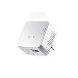 devolo WLAN Powerline Adapter, dLAN 550 WiFi Erweiterungsadapter -bis zu 500 Mbit/s, Mesh WLAN Verstärker, WLAN Steckdose, 1x LAN Anschluss, weiß