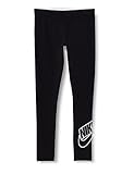 Nike girls Favourites Leggings, Black/White, 128 EU