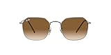 Ray-Ban Sonnenbrille RB3694 004/51 Unisex Farbe Gunmetal Brown Glasgröße 53 mm