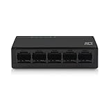 ACT Netzwerk Switch 5 Port, Mini Switch Ethernet, Port-LEDs, 100Mbps - AC4440