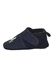 Sterntaler Baby Jungen Krabbelschuhe Baby Baby-Krabbelschuhe Auto Babyschuh - Krabbelschuhe Baby - Mid-Top Babyschuh mit Kunststoff Sohle - marine, 24