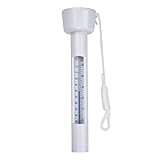 PLGEBR Großes schwimmendes Pool Thermometer Wasserthermometer Pool Thermometer sinkend für Außenbereich Innenbad Wasser, Pool, Schwimmen