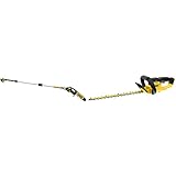 Dewalt 18V Akku-Hochentaster DCMPS567N (bürstenlos, bis zu 3 Meter Arbeitslänge, Schwertlänge 20cm, ohne Akku & Ladegerät) & bürstenlose Akku-Heckenschere/Strauchschere (18V), ‎DCMHT563N-XJ