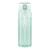 Wessper Tritan Trinkflasche BPA-frei mit filter 680 ml | Mint Elegante Sport Wasserflasche | Auslaufsichere Sportflasche für Gym Fahrrad Schule Kinder Wandern Sport | Water Bottle Filter Aktivkohle