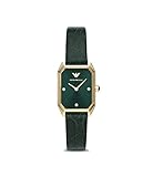 Emporio Armani - Gioia Collection, grüne Farbe, Lederuhr für Damen AR11399