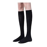 VENNSDIYU Lange Socke Frauen Sexy Overknee Dünne Strümpfe Damen Mädchen Beinlinge, Schwarz