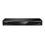 Panasonic DMR-BCT760AG Blu-Ray Player und Recorder mit Twin HD DVB-C Tuner, 500 GB Festplatte, 4K Upscaling, Ultra HD, Simultanaufnahme, Smart Ready, Schwarz