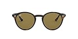 Ray-Ban Unisex RB2180 Sonnenbrille, Braun (Gestell: Havana, Gläser: dunkel braun 710/73), Medium (Herstellergröße: 51)