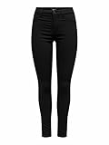 ONLY Damen Onlnanna Life Hw Skinny Pnt Noos Freizeithose, Schwarz, M/32