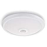 Sweet LED Deckenleuchte mit 360° Sensor einstellbar Weiß 850 Lumen Deckenlampe 4000K Bewegungsmelder Spot Deckenlampe Wohnzimmer innen Deckenstrahler rund LED Panel Decke Sensorleuchte