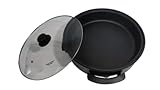 Elektrische Multipfanne 1500Watt Pizza Pan Party Pfanne Elektropfannen 36x7 cm