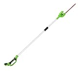 Greenworks Akku Stab-Heckenschere 24V Kabellos Klingenlänge 51 cm Zahnabstand 18 mm Elektrisch Verstellbarer Kopf ohne Akku und Ladegerät G24PH51