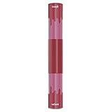 Lippenstift Schwarz Wasserfest Double Ended Lipstick Together Weicher, feuchtigkeitsspendender Lipgloss, langlebiger, flüssiger Lippenstift, feuchtigkeitsspendender, nicht klebriger, (C, One Size)