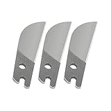 FLORA GUARD Gehrungsschere Ersatzklinge, SK5 Stahl Trim Cutter Klinge, 3 Stück Dichtungsschere Ersatzklinge für reguläre, nicht verstellbare und spitze Winkelschneider （Modell - JDJ, JDJ-3, JDJ-001）