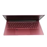 AMONIDA Mädchen-Laptop, 6000-mAh-Akku 100-240 V 2,9-GHz-CPU Quad-Core-Business-Laptop (16+512G EU-Stecker)