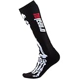 O'NEAL | Mountainbike Motocross Socken | MTB Downhill Freeride | Schweißabsorbierend, Verstärkter Fersen & Sohlenbereich | Pro MX XRAY | Unisex | Erwachsene | Schwarz Weiß | One Size