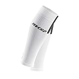 CEP – CALF SLEEVES 3.0 für Damen | Beinstulpen für exakte Wadenkompression in weiß / grau | Größe III