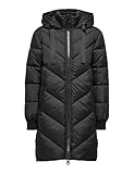 JDY Damen Jdyskylar Padded Hood Jacket Otw Noos, Schwarz, L