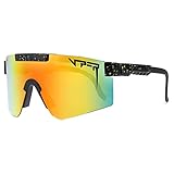 617 CTNRRL Sport-Sonnenbrille für Damen und Herren, polarisiert, zum Laufen, Angeln, für Outdoor-Sportarten, mit UV-400-Schutz, Orange