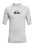 Quiksilver Kurzärmliger Rashguard mit UPF 50 All TIME Männer Grau L