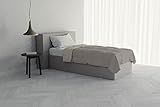 Italian Bed Linen Sommer-Daunendecke, Mikrofaser, Haselnuss-/Beige, 1-Sitzer