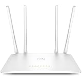 Cudy AC1200 Smart WLAN Router, WLAN Verstärker, Wireless Access Point, WISP, 5 GHz Dual Band Wireless Internet Router, 10/100 Mbit/s LAN, 5 dBi Antennen, VPN, Gast-WLAN, AP-Modus, WR1200